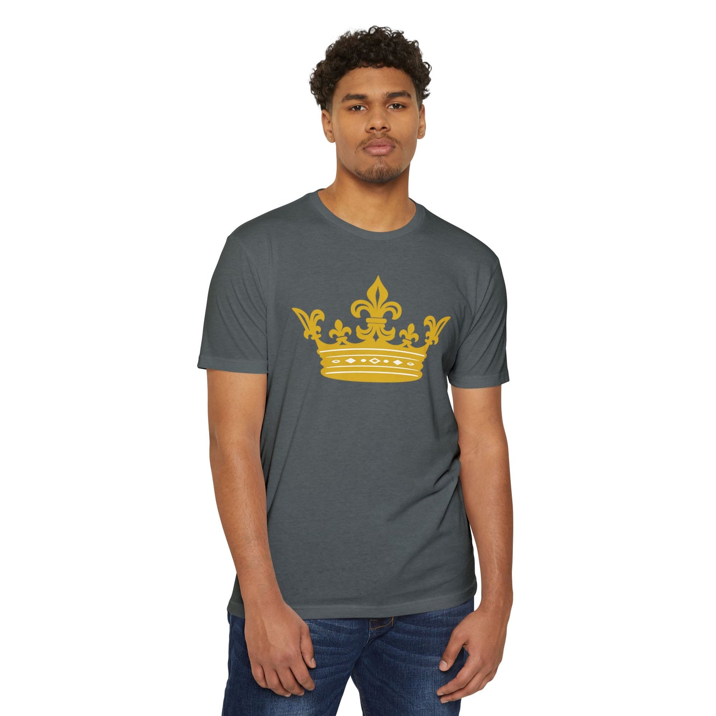 Crown Graphic T-Shirt for All Occasions, Unisex Tee, Birthday Gift, Casual Wear, Statement Shirt, Everyday Style