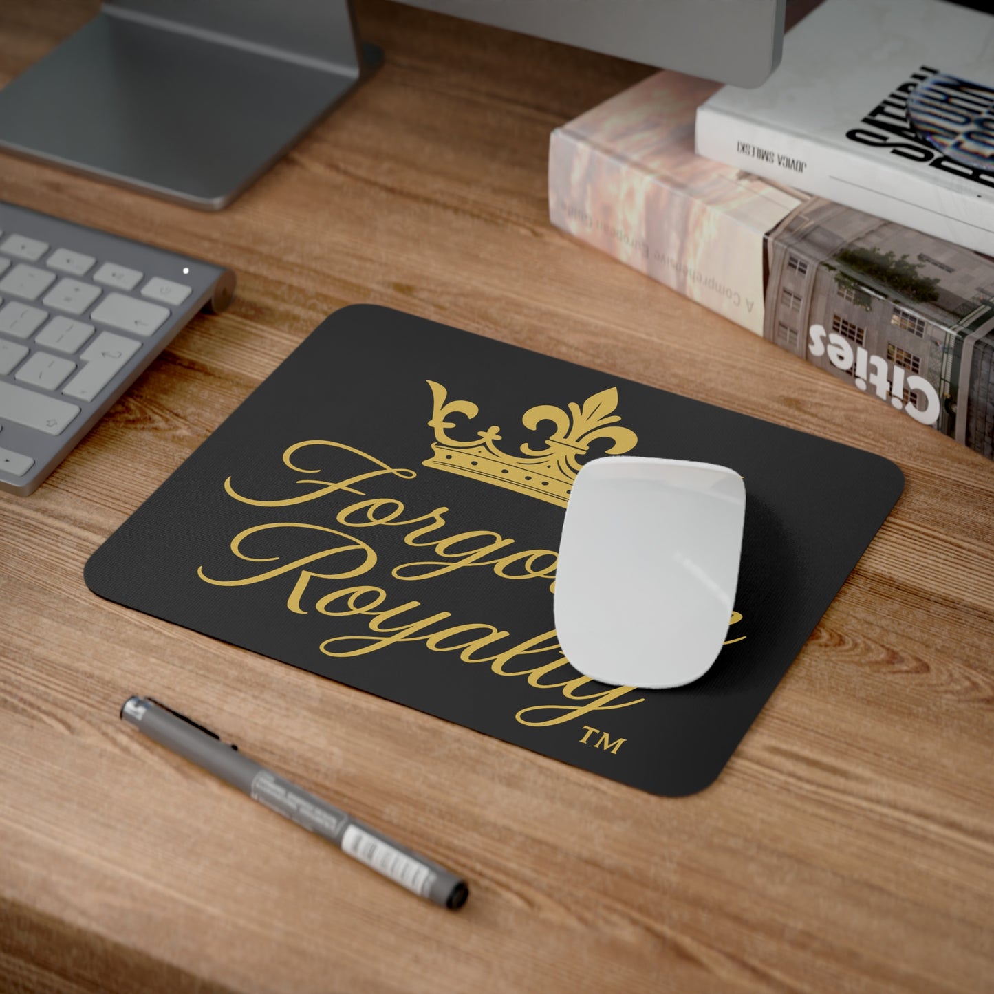 Royalty Themed Desk Mouse Pad - Perfect for Office Decor, Gift for Graduates, Home Office Essential, Laptop Accessory, Gaming Setup