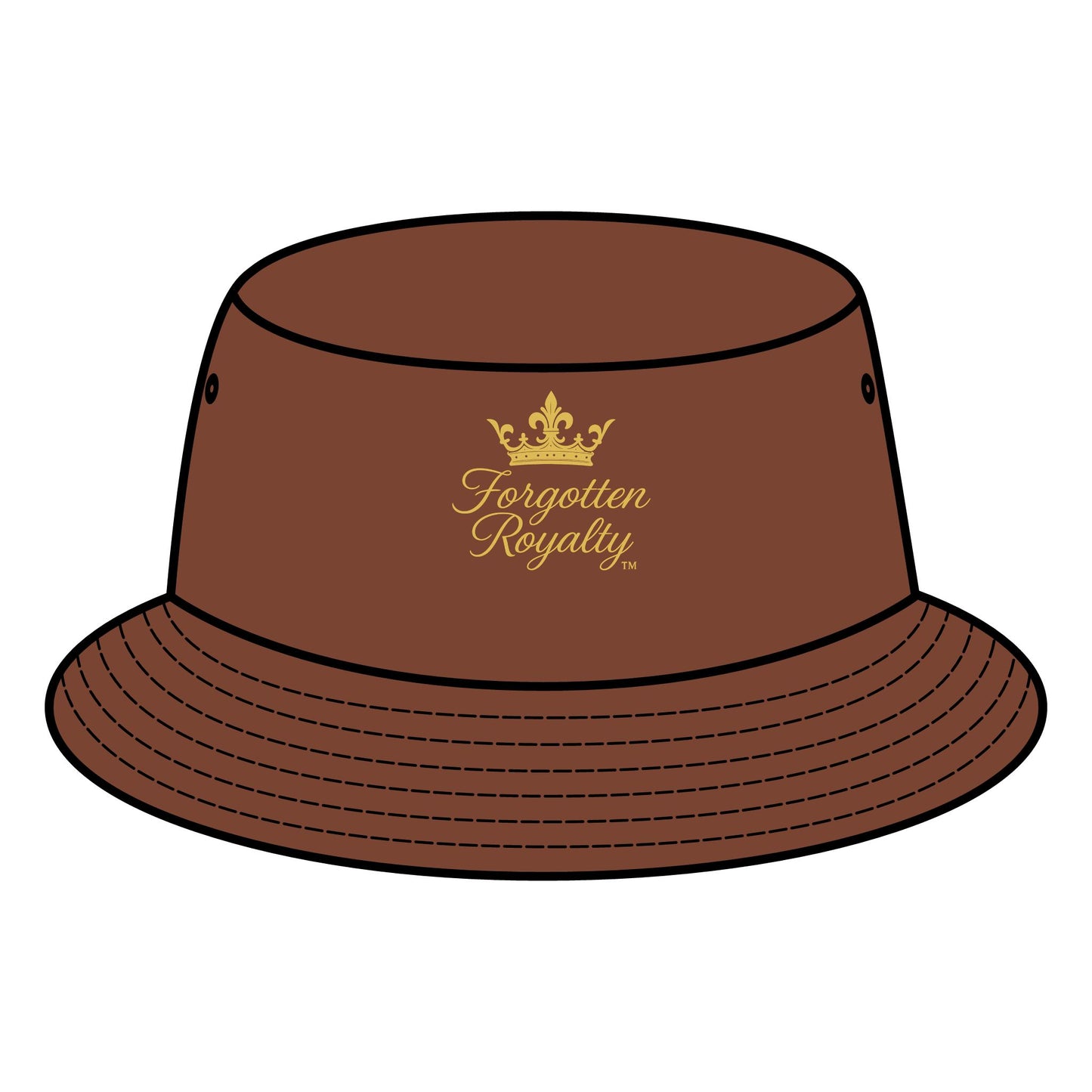 Crowned Bucket Hat | Fun Summer Accessory, Gift for Fashion Lovers, Trendy Headwear, Perfect for Festivals, Beach Days