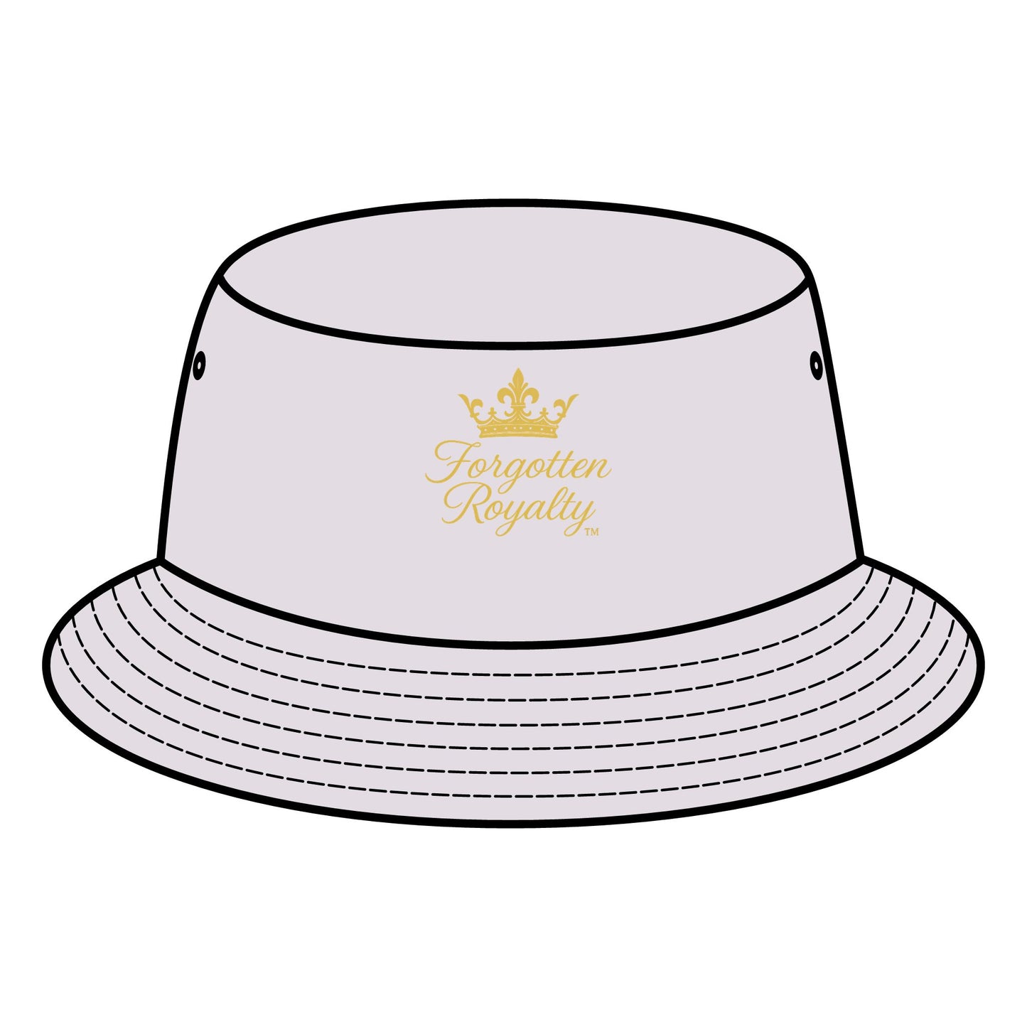 Crowned Bucket Hat | Fun Summer Accessory, Gift for Fashion Lovers, Trendy Headwear, Perfect for Festivals, Beach Days