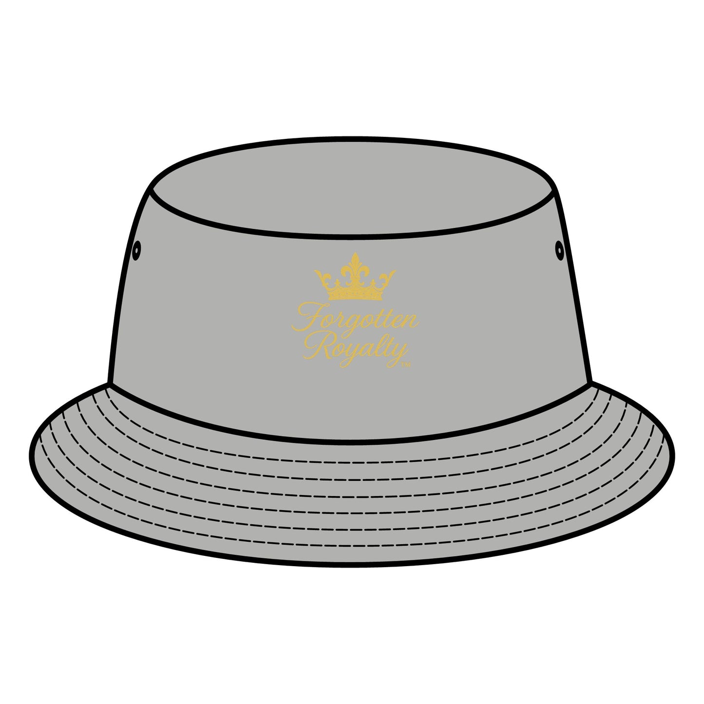Crowned Bucket Hat | Fun Summer Accessory, Gift for Fashion Lovers, Trendy Headwear, Perfect for Festivals, Beach Days