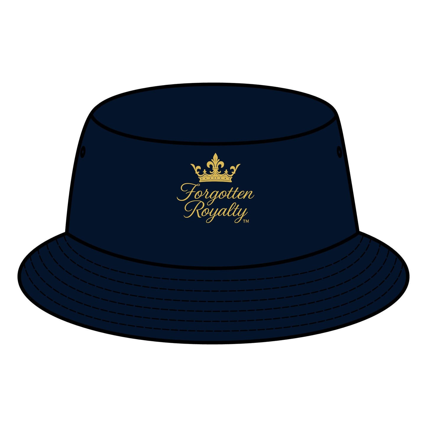 Crowned Bucket Hat | Fun Summer Accessory, Gift for Fashion Lovers, Trendy Headwear, Perfect for Festivals, Beach Days