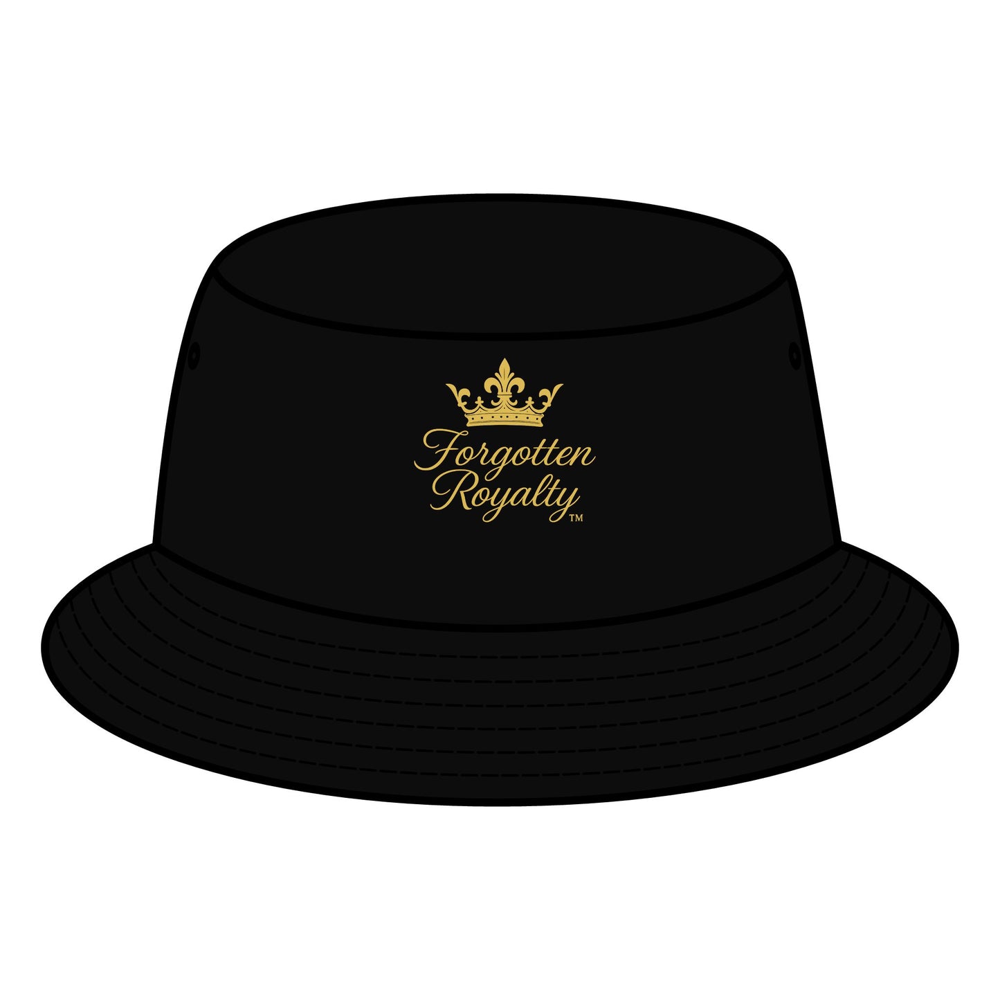 Crowned Bucket Hat | Fun Summer Accessory, Gift for Fashion Lovers, Trendy Headwear, Perfect for Festivals, Beach Days