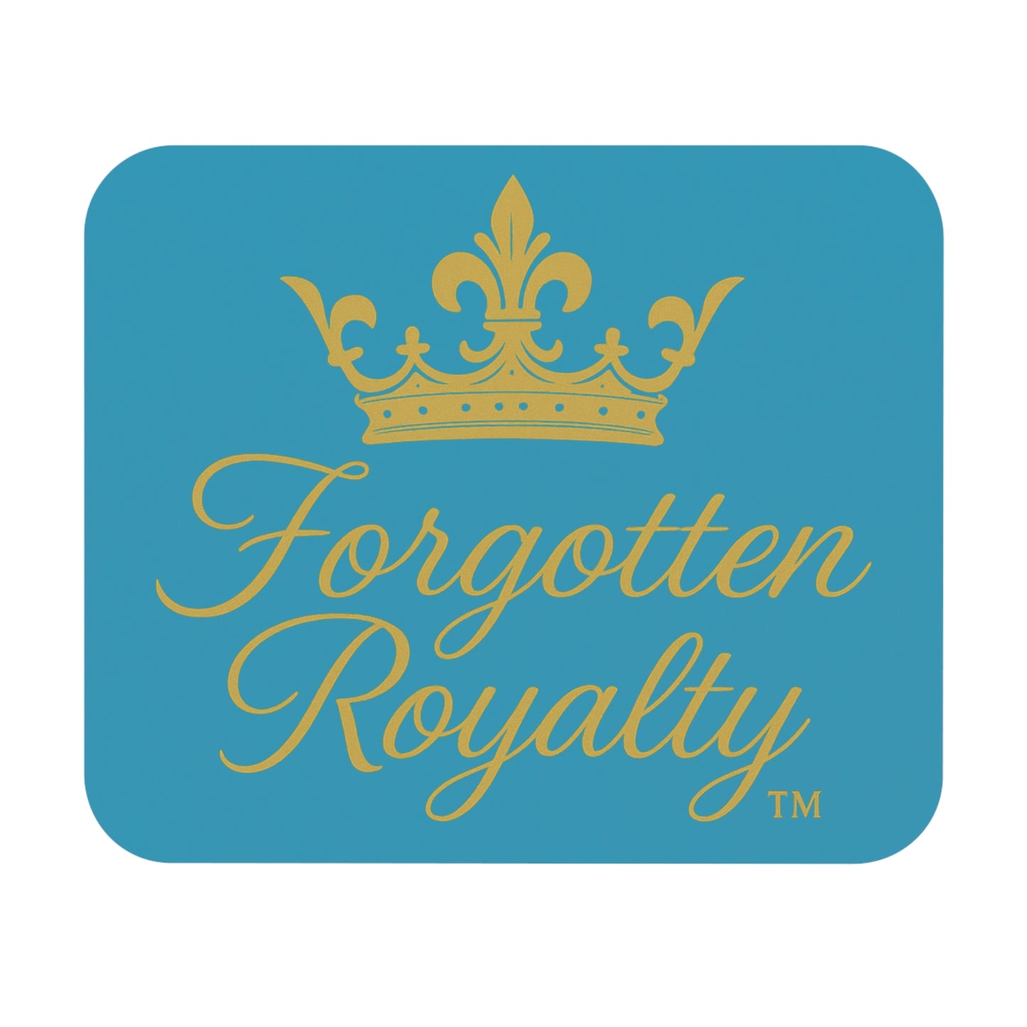 Crown Mouse Pad - Forgotten Royalty Design, Office Decor, Gift for Bloggers, Home Office Essentials, Computer Accessories