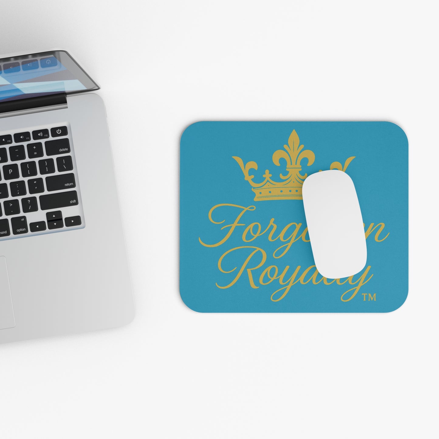 Crown Mouse Pad - Forgotten Royalty Design, Office Decor, Gift for Bloggers, Home Office Essentials, Computer Accessories