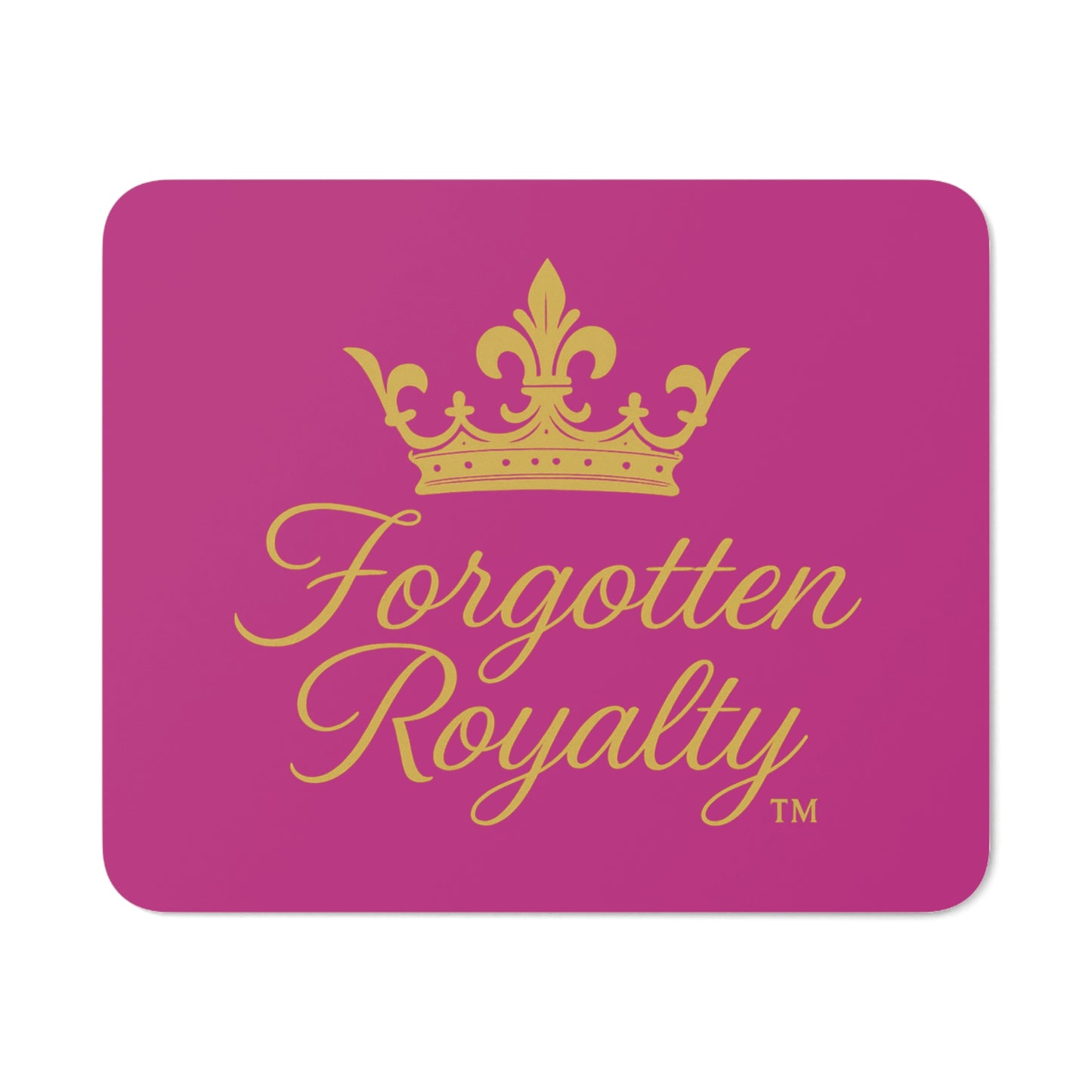 Royalty Inspired Desk Mouse Pad, Forgotten Royalty Mouse Pad, Pink Desk Accessory, Office Decor, Gift for Her, Computer Mouse Mat
